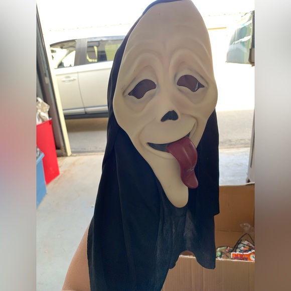 fun world Costumes Vintage Fun World Scary Movie Mask Waasssup Ghost Face Poshmark